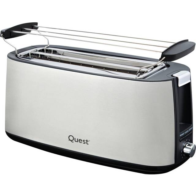 Quest 4 Slice Toaster - White, White