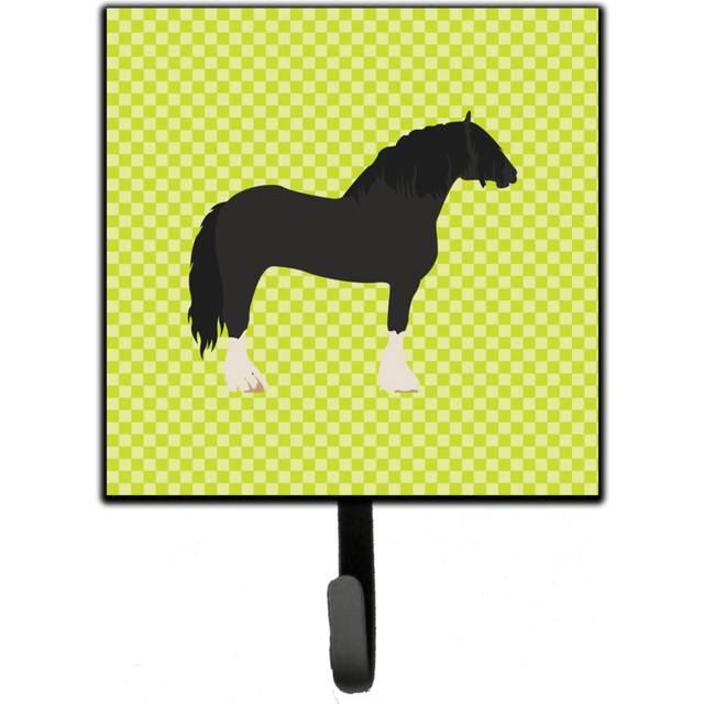 """""Caroline's Treasures Pomeranian Rogener Goose Green Wall Hook  Small  Multicolor"""""