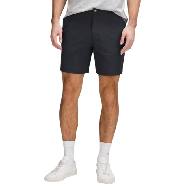 lululemon – Men's ABC Classic-Fit Shorts Warpstreme – 7" – Color Black – Size 31 - Obsidian