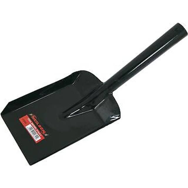 Coal shovel 5" small black metal fireplace contractors spade pet dog scoop ct282