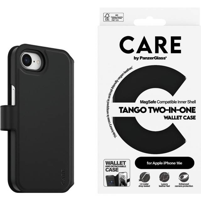 Panzerglass Care Tango Two-in-one Wallet Iphone 16e Transparent