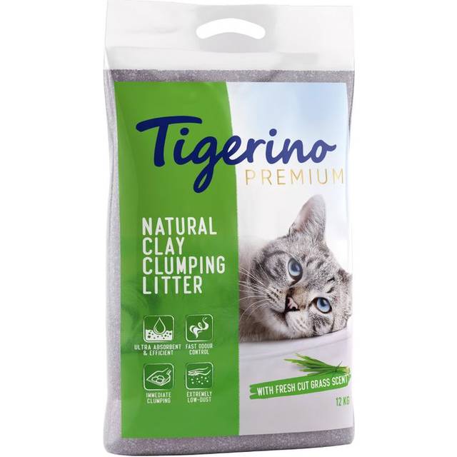 Tigerino Special Edition / Premium kattstr&#xF6; - Fresh Cut Grass - 12 kg
