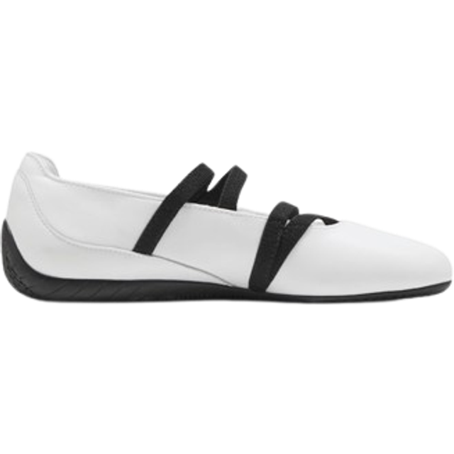 Puma Womens Speedcat Ballet Pumps White Black, 4