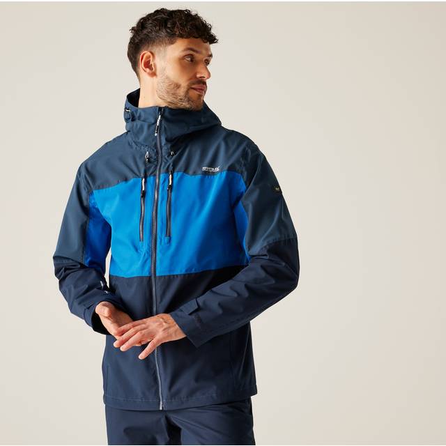 'Maland' Waterproof Breathable Shell Jacket - Navy - XL