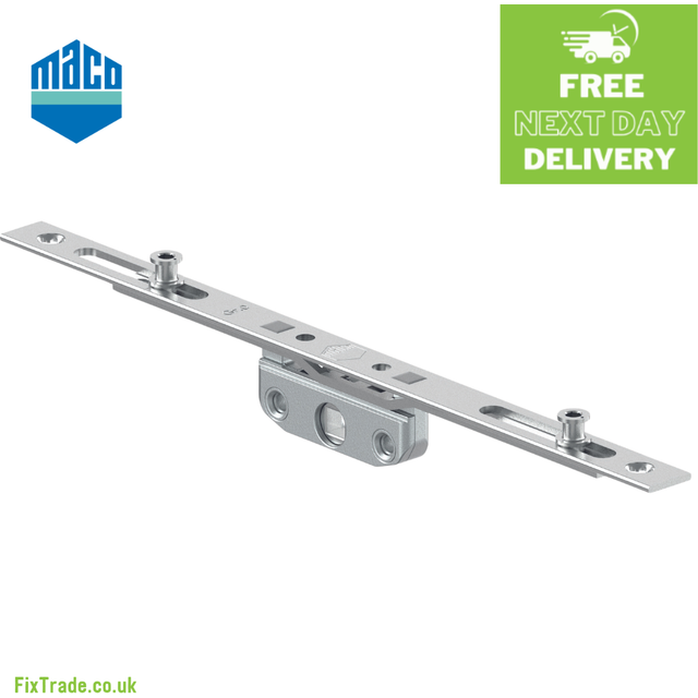 Maco inline espag upvc pvc window lock gearbox mechanism flat rail bar rod