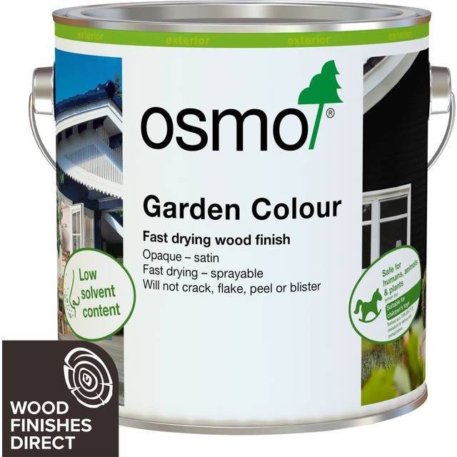 Osmo Garden Colour, Grey Beige - 7119 750ml, Opaque Colour Finish for Exterior Wood, Paints, Shed Paint, Fence Paint, Garden Fur