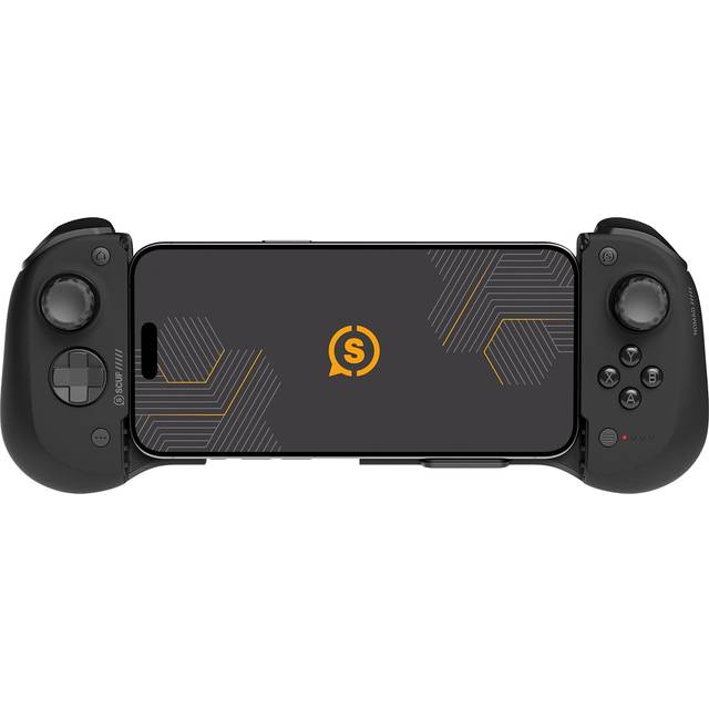 SCUF NOMAD Trådlös iPhone Mobilspelkontroll – Bakre Konfigurerbara Paddlar – Anti-Drift-Tummspakar – Bluetooth 5.0 Anslutning – PS Remote, Xbox Game Pass, Apple Arcade, Steam Link – Svart