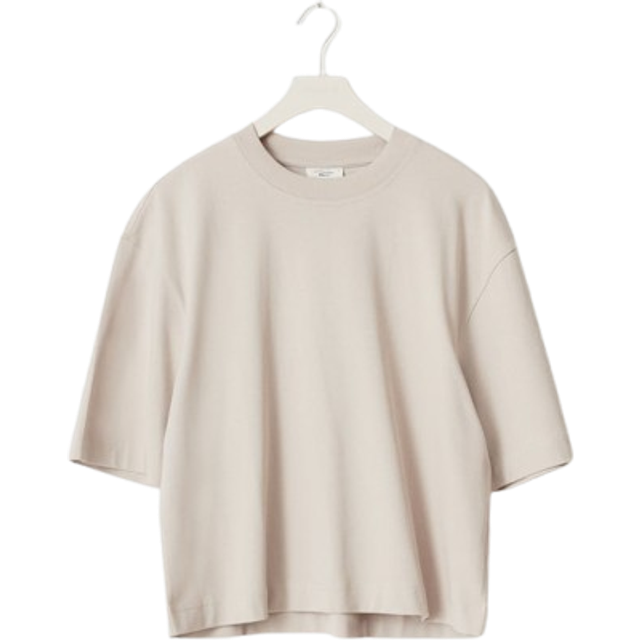 Gina Tricot-Basic boxy tee-t-shirts-Grå-XXL-Dam