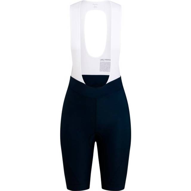 Rapha Women's Core Bib Shorts in Dark Navy and White