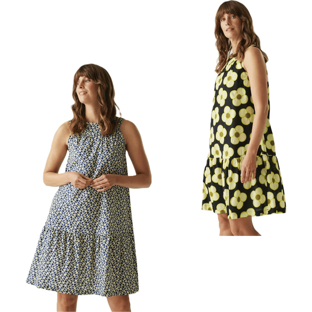 Regatta Womens Orla Cotton Poplin Sleeveless Dress 14 - Bust 38' (97cm)