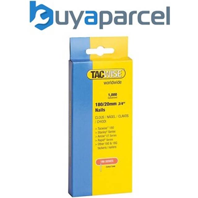 1066 18G 25mm Brad Nails Stainless Steel 1000 Pack - 181ELS 191 DGN50V - Tacwise