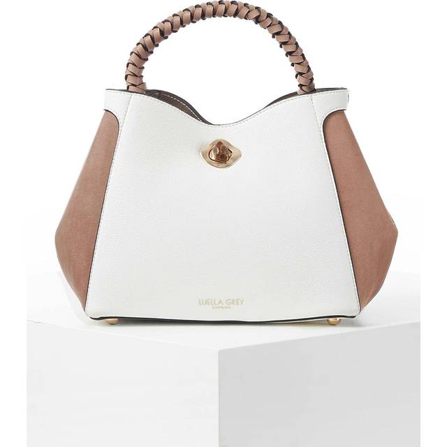 Luella Grey Kate White Woven Handle Crossbody - White, White, Women