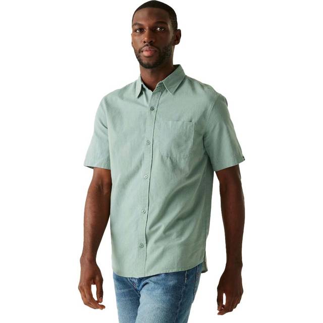 Regatta Mens Loran Lightweight Short Sleeve Shirt M - Chest 39-40' (99-101.5cm)