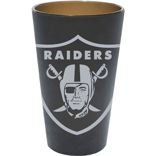 Las Vegas Raiders Colour Silicone Pint Glass - 16oz