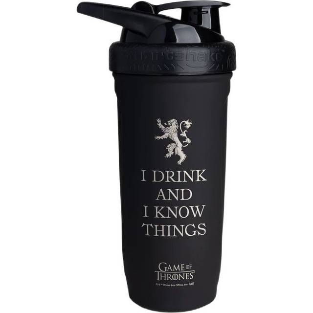 SmartShake - Reforce Stainless Steel - Game Of Thrones, I Drink and I Know Things - 900 ml.