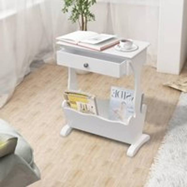 Magazine Rack Melrose White - One Size