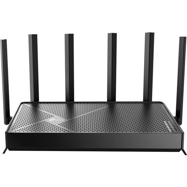 TP-Link Archer BE400, Wi-Fi 7 (802.11be), Dual-band (2,4 GHz / 5 GHz), Nätverksansluten (Ethernet), Svart, Desktop router