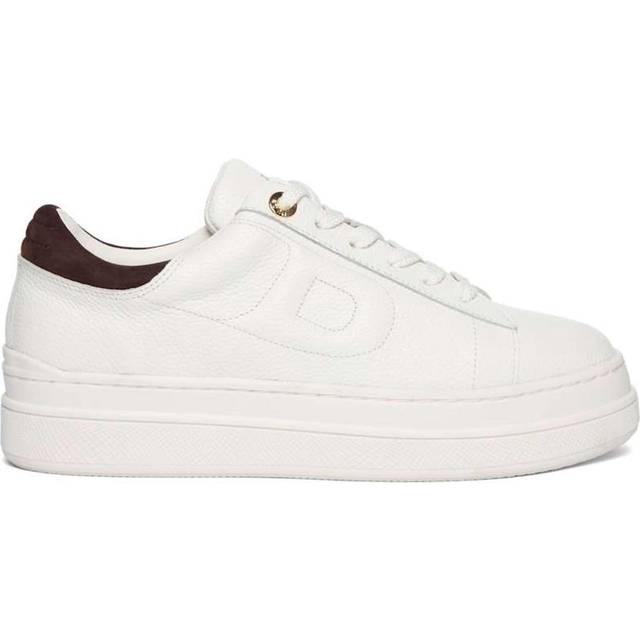 Dune Eden Leather Chunky Trainers, White