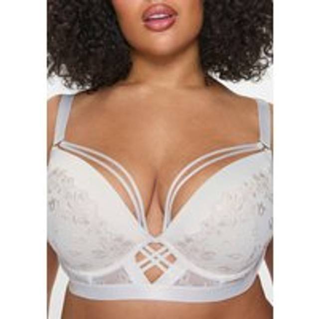 Ann Summers Mirage Fuller Bust Padded Plunge Bra, Ivory 42FF