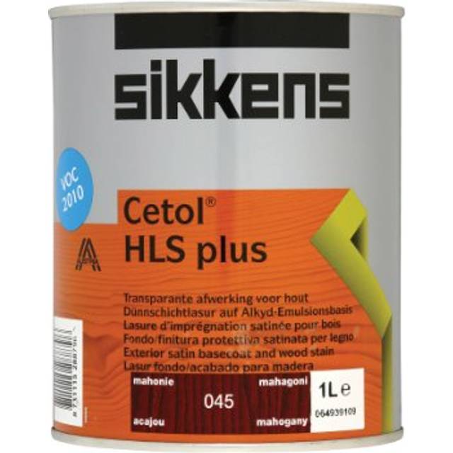 Cetol HLS Plus Translucent Woodstain Mahogany 1 litre SIKCHLSPM1L