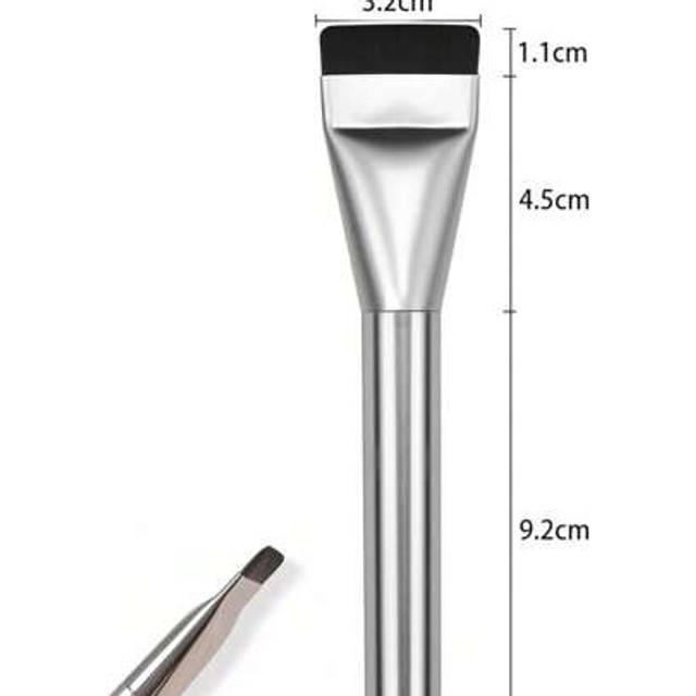 SHEIN 1pc New Ultra Flat Top Foundation Streak-Free Brush, Powder Puff Makeup Streak-Free Brush For Flawless Application, Makeup Artist Essential Travel Fri