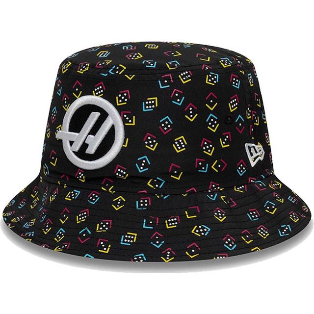 New Era - Motor Svart bucket Hatt - Haas F1 24 Vegas Black Tapered Bucket @ Hatstore