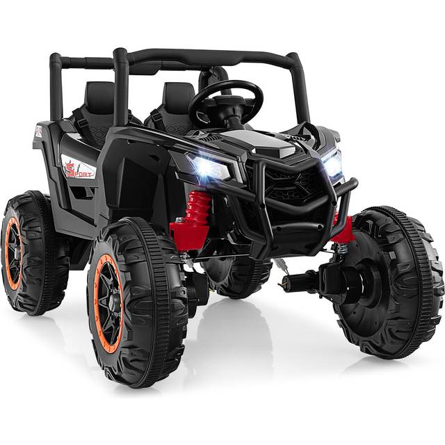 24V Kids Ride on UTV with 4 x 100W Powerful Engin and Remote Control-Black