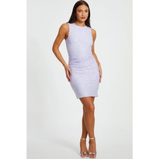 QUIZ Lilac Sequin Mini Dress - 10