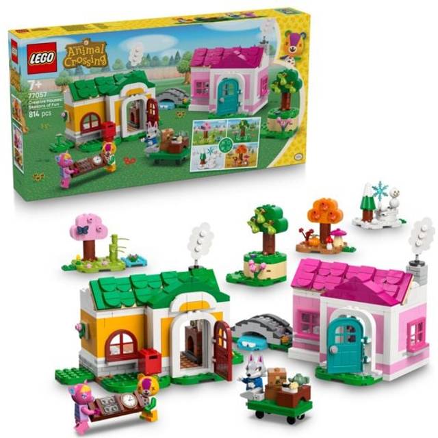 LEGO® Animal Crossing™ Creative Houses: Seasons of Fun Building Set 77057