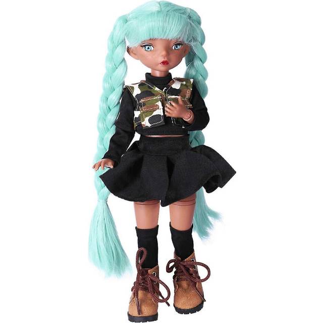 (As show, One size) Made To Move Fully Articulated Poseable Barbie Doll With Clothes For Kids Gift