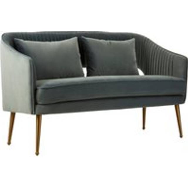 Orsina Hendricks 2 Seater Dusky Blue Velvet Sofa