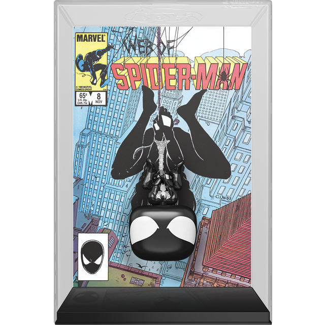 Funko POP! COVER Black Suit Spider-Man - Web Of Spider-Man #8 Pop! Comic Cover