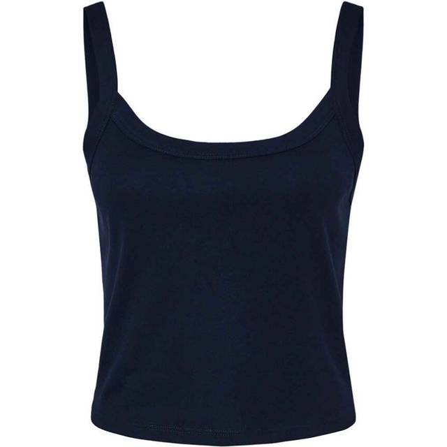 (L, Solid Navy) Bella + Canvas Womens/Ladies Spaghetti Strap Tank Top