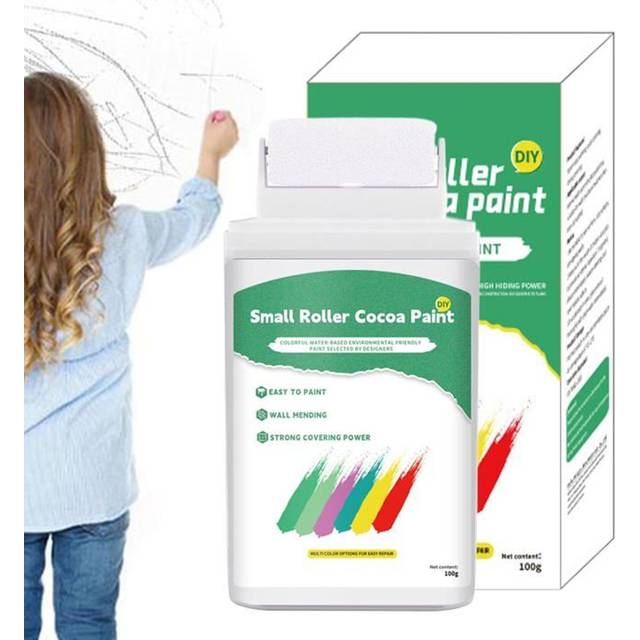 White paint for walls,white wall repair roller paint,touch up paint wall,repair roller brush