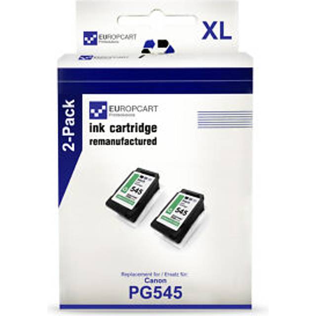 2x ink black for canon pixma mg-2555-s mg-2440 mg-3053 mg-2950-s mg-3052