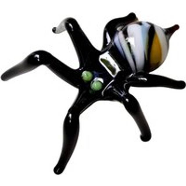 (Spider) Mini Glass Animal Figurine Hand Blown Decor Art