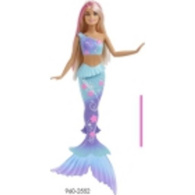 Barbie Flower Magic Mermaid Doll With Surprise Blooming Flowers Feature &Amp; Pearl Headband Accessory - One Colour