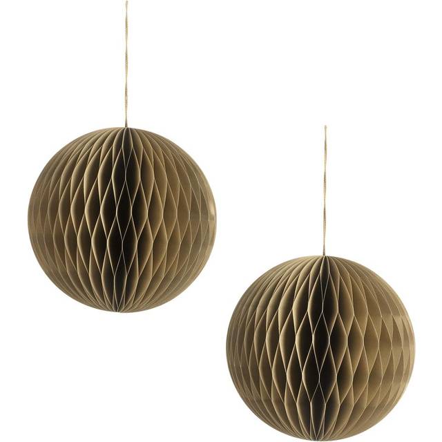 ARKET Honeycomb Ornaments 18.5 Cm -Green, NOSIZE