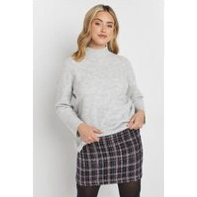 M&Co Black & Red Boucle Mini Skirt 16 M&Co Womens