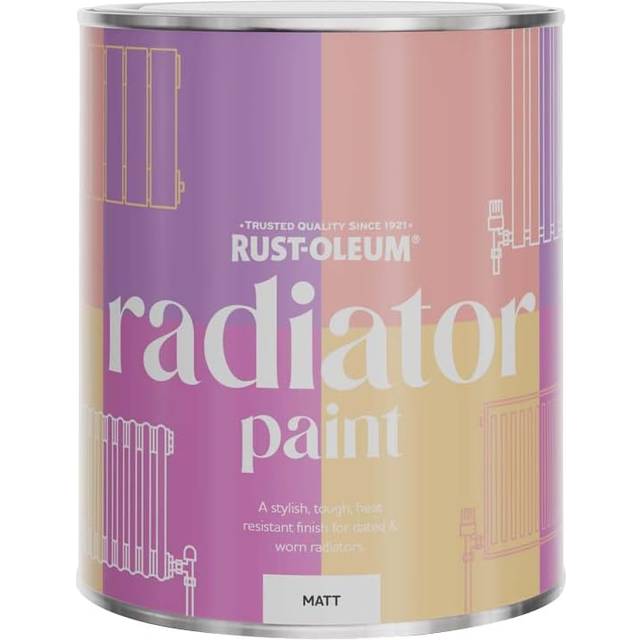 Rust-Oleum Black Sand Matt Radiator Paint