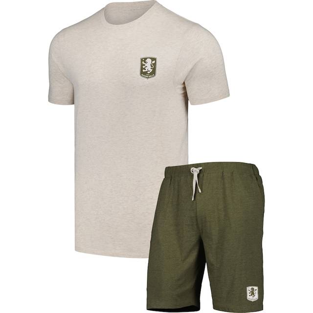Aston Villa Short Pyjamas - Beige/Khaki - Boys