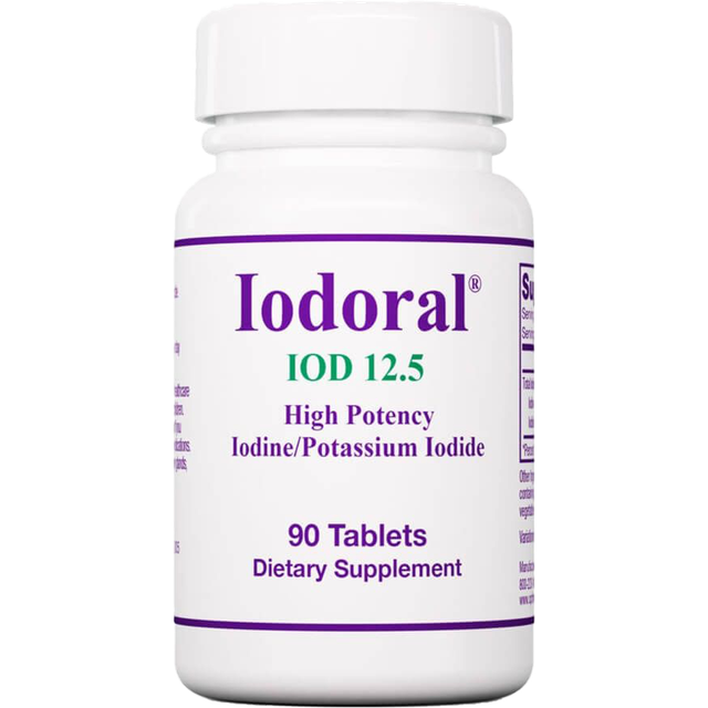 Optimox  Iodoral  Iodine/Potassium Iodide  90 Scored Tablets