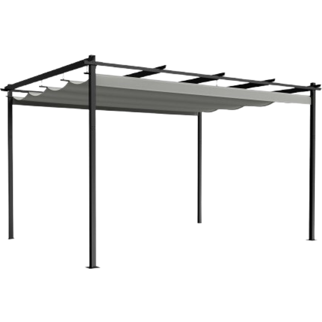 Vonhaus Pergola With Roof, Grey