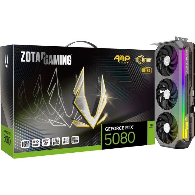 ZOTAC GAMING GeForce RTX 5080 AMP Extreme INFINITY 16GB