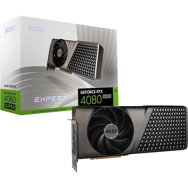 MSI GEFORCE RTX 4080 SUPER 16G EXPERT carte graphique NVIDIA 16 Go GDDR6X