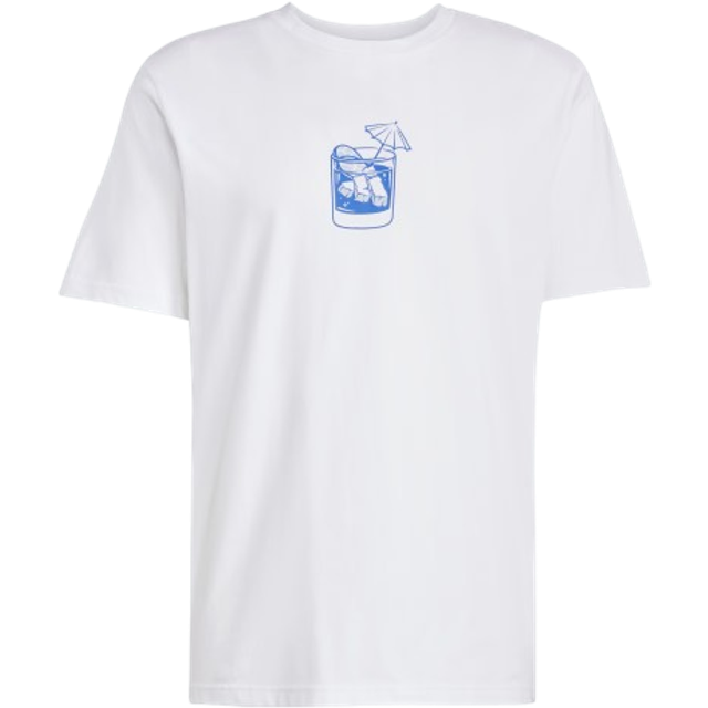 T-shirt adidas Lounge Drink Graphic - Blanc