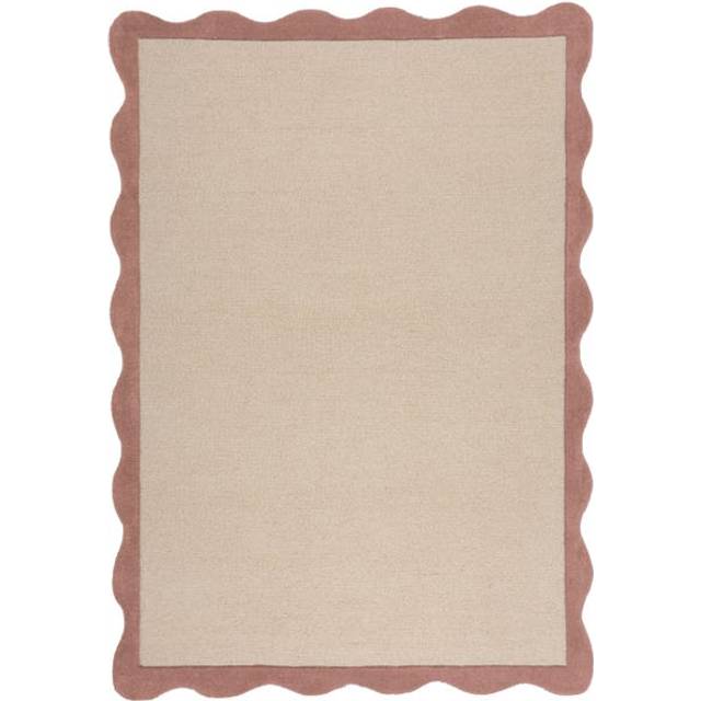 Bonnie Scallop Wool Rug - Blush