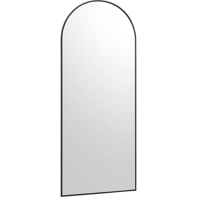 Large Black Arched Wall / Leaner Mirror - 180cm x 80cm Material: Mirrors