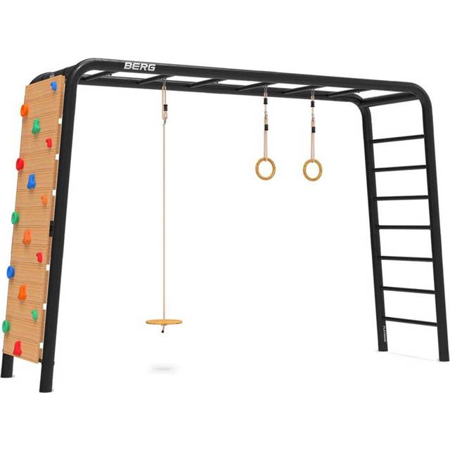 BERG PlayBase Large TL (Disc swing+Rings+Climbing wall)