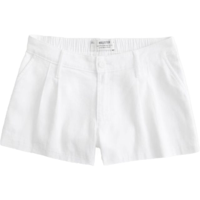 Hollister Livvy Low-Rise Linen-Blend Shorts 3"